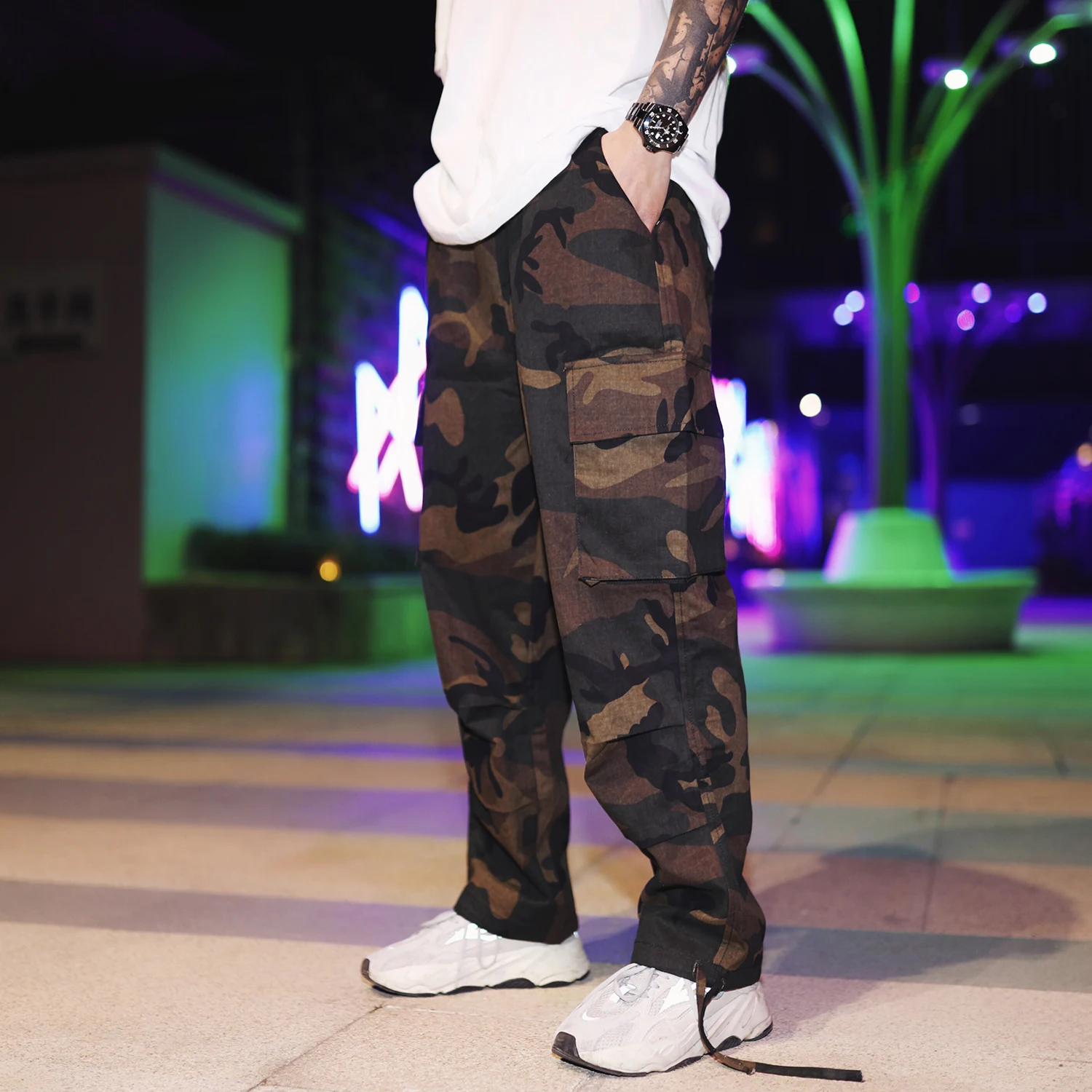 Мужские брюки карго Aelfric Eden повседневные бегущие в стиле хип хоп с множеством