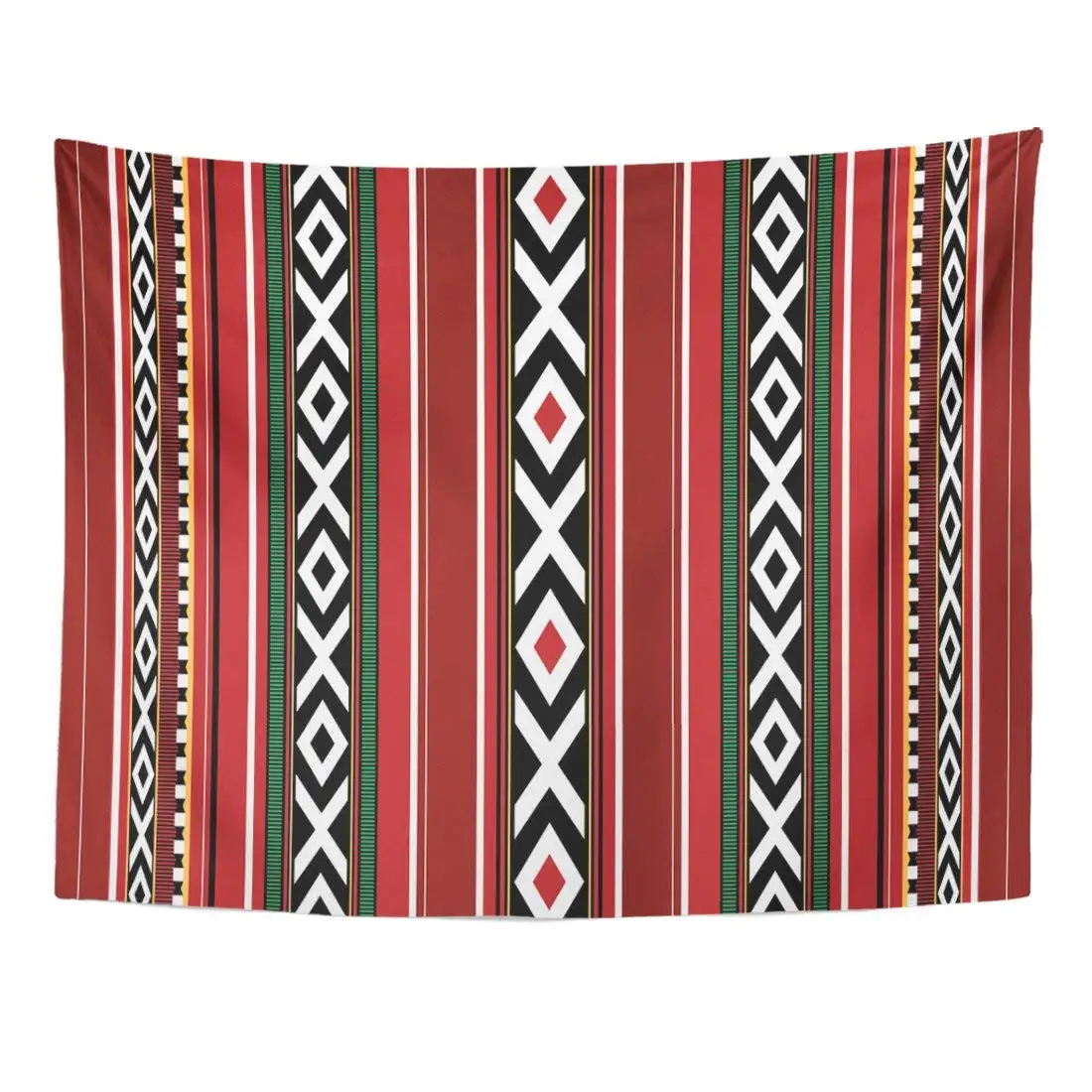 

Tapestry Black UAE Detailed Traditional Sadu Red Qatar Bedouin Home Decor Wall Hanging for Living Room Bedroom Dorm