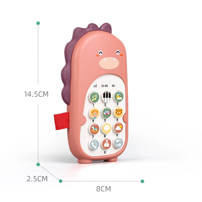 

Baby Phone Toy Baby Educational Music Telephone Story Phone Infant Early Education Knowledge Toys Eco-Friendly Sleep Story Phone