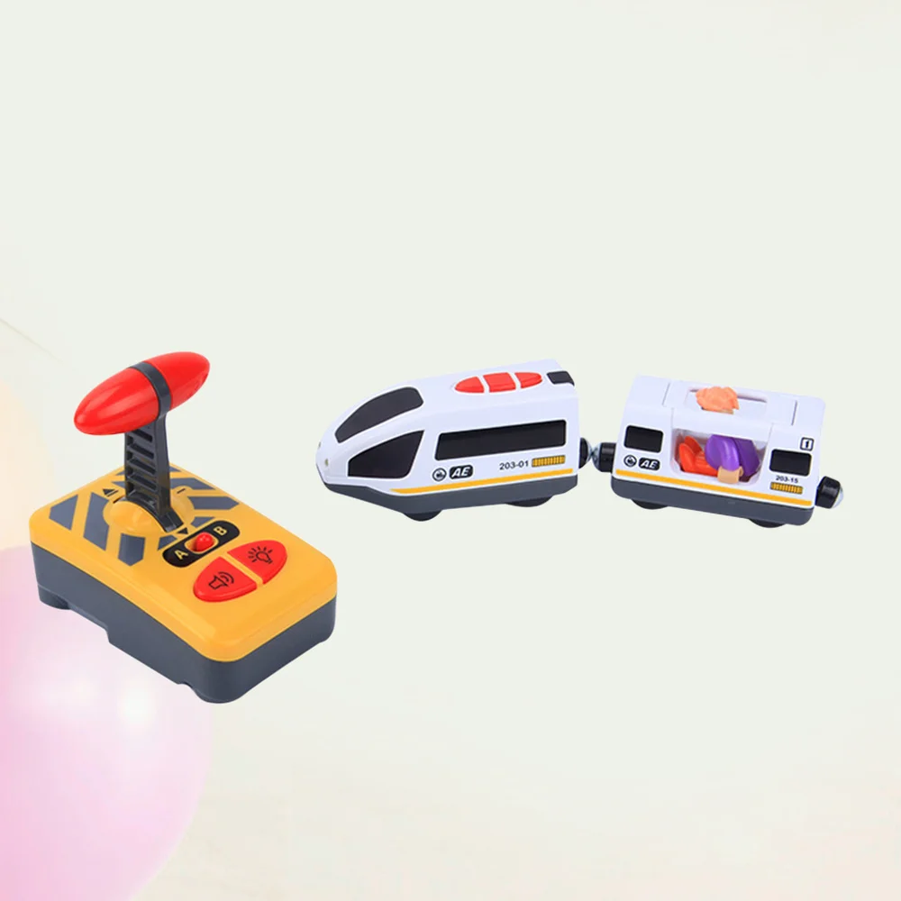 

Электрический поезд с дистанционным управлением, игрушка, Детская забавная модель поезда с дистанционным управлением, игрушка, развивающа...