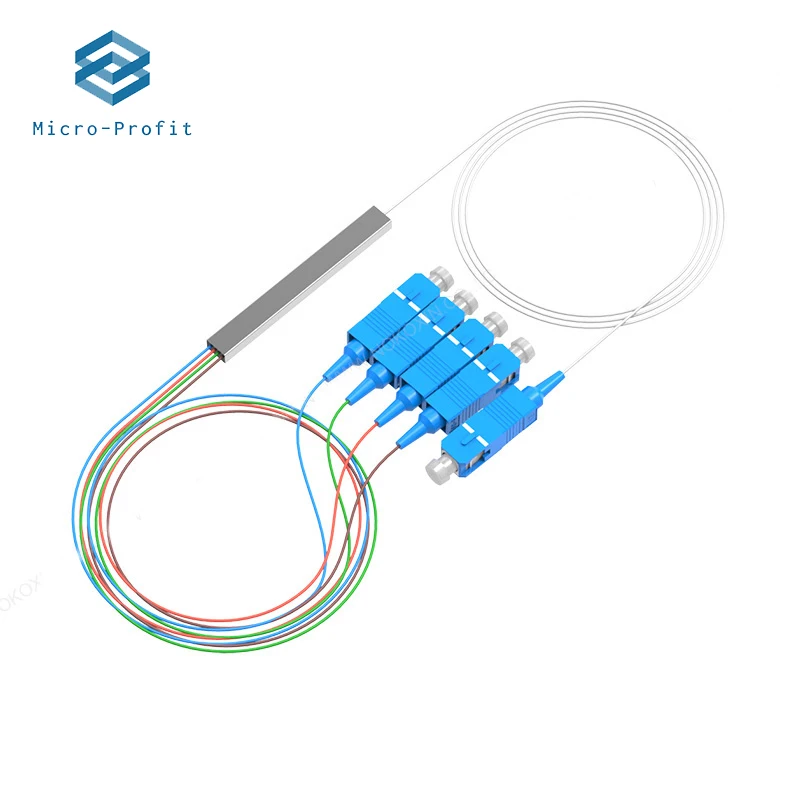 SC/UPC Волоконно Оптические PLC разделительные SC 1 X4 мини стальная трубка Тип 1x4 0 9 мм