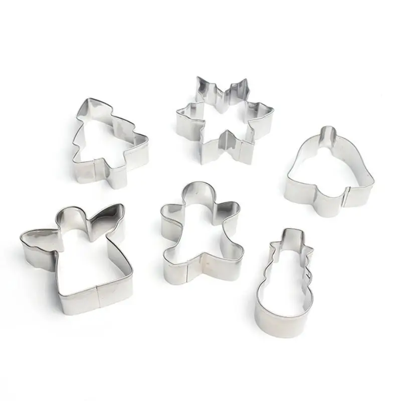 Резак для печенья из нержавеющей стали формы пряник человек/Рождественская