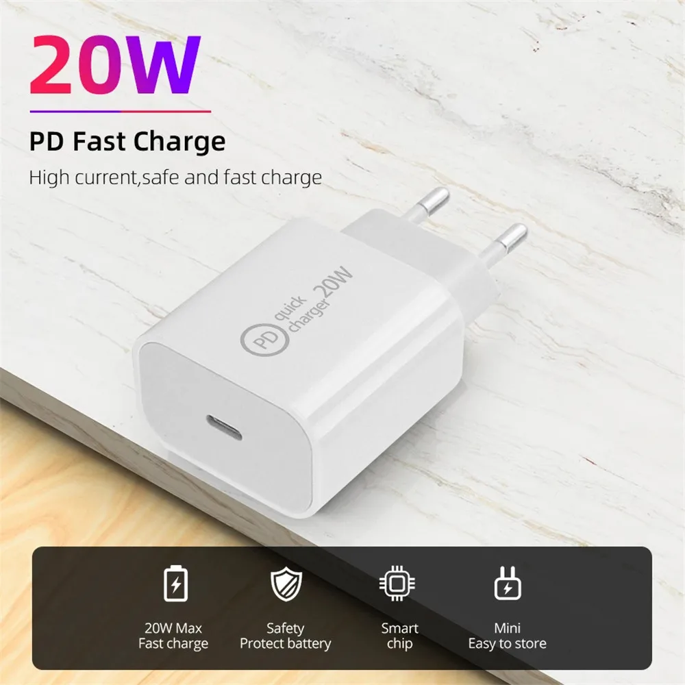 

Сетевое зарядное устройство с портом USB Type-C и поддержкой быстрой зарядки
