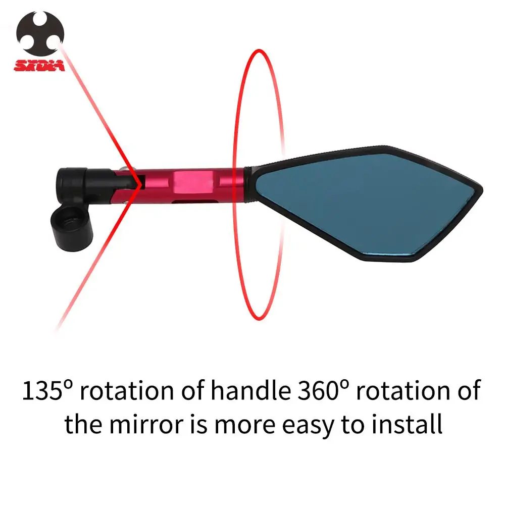 CNC мотоцикл алюминиевый сплав заднего вида зеркала боковые для Yamaha Suzuki Honda Kawasaki KTM