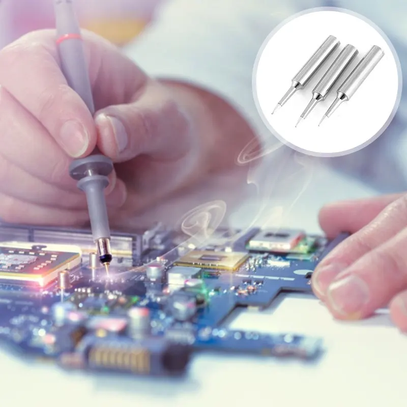 

10Pcs/Lot Sharp Soldering Replacement Solder Iron Tips Station Tool 900M-T-I Soldering Tips Tool Accessories