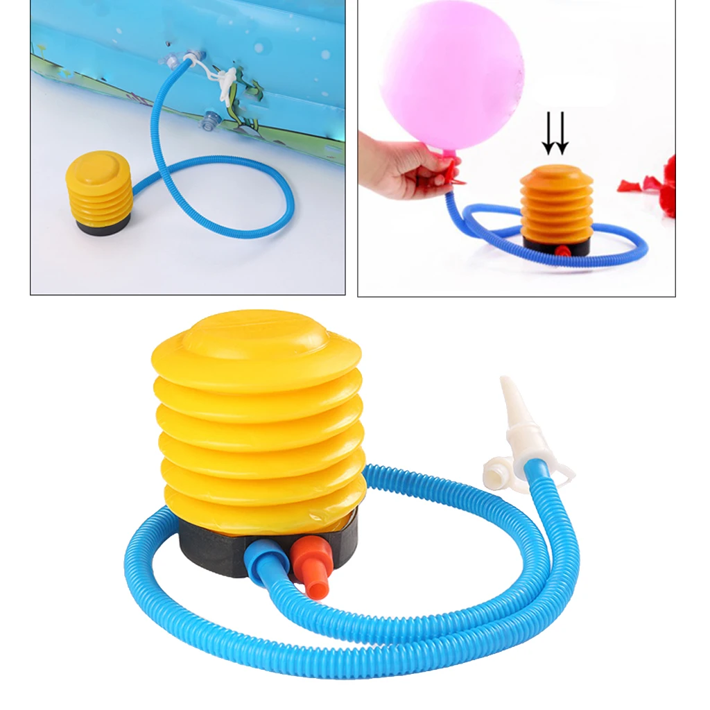 High performance Mini Foot Air Pump Yoga Ball Inflatable Cushion Swimming Pool Tube Inflator 4'' for Raft Ring Toy | Спорт и