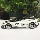 Модель автомобиля Bburago в масштабе 1:32 Ferrari FXX K EVO acousto-Optical alloy