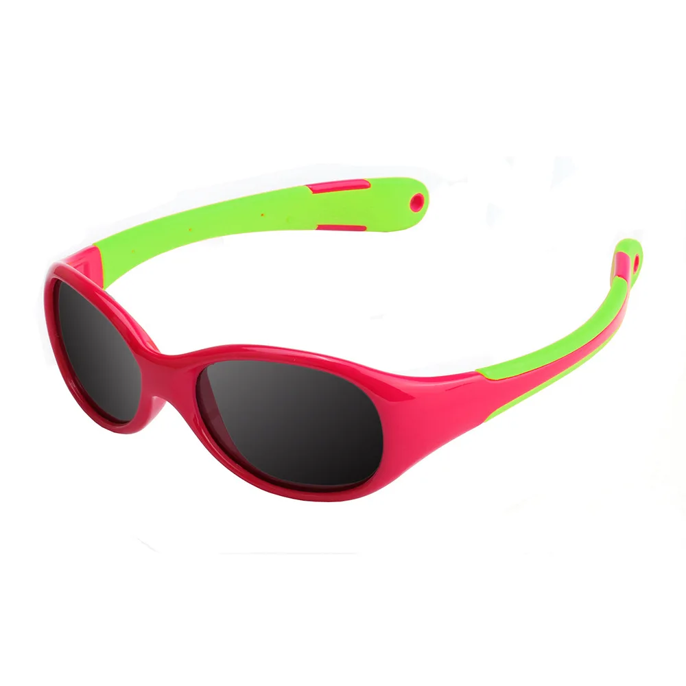 

GCV Children's Sports Sunglasses Condensed Rubber Frame Anti-fall Polarized Silicone Gum Goggles Outdoor Sports Beach Seaside