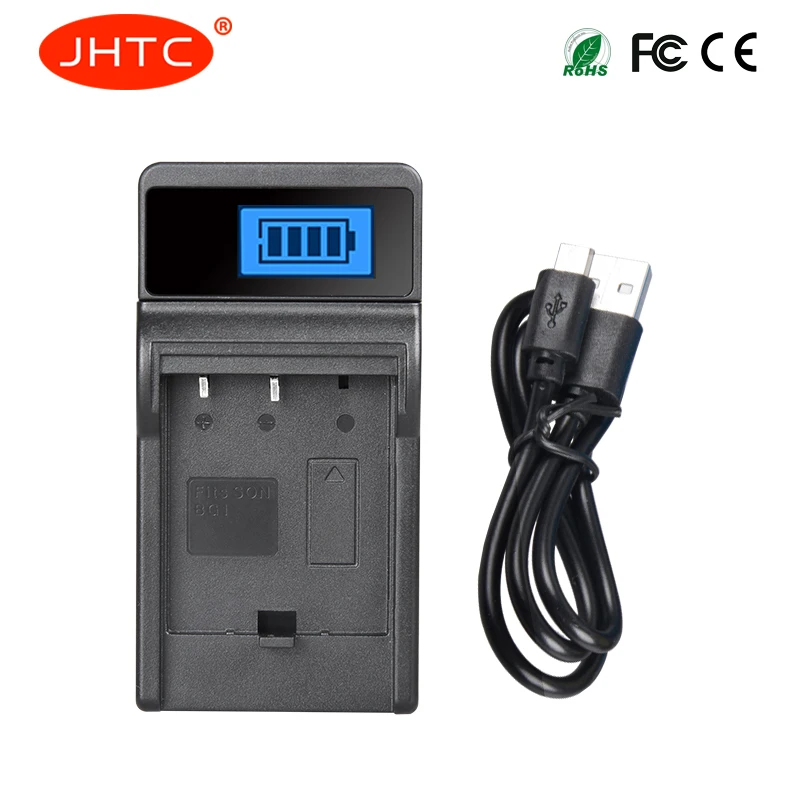 JHTC NP-BG1 NPBG1 BG1 ЖК-дисплей aвтомобильное зарядное устройство с одним USB Батарея Зарядное устройство для SONY DSC-H3 DSC-H7 DSC-H9 DSC-H10 DSC-H20 DSC-H50 DSC-H55 DSC-H70