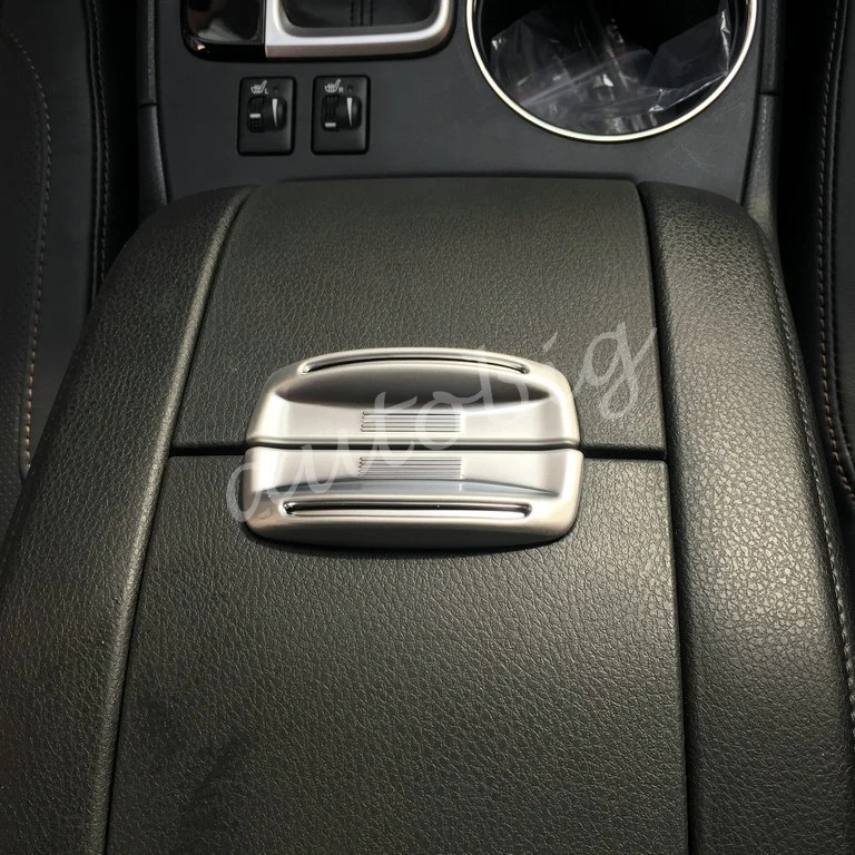 Матовая хромированная внутренняя центральный подлокотник-ящик крышка