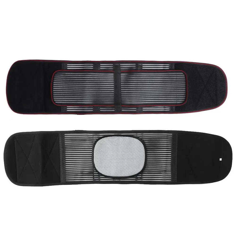 

Tourmaline Heating Warm Waist Belt Hot Compress Magnetic Therapy Belt For Pain Relife Lumbar Brace Massage Brace Support For Man