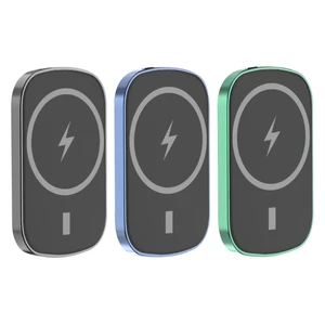 portable magnetic wireless safe charger power bank 40008000mah external battery fast charging for mobile phone high quality free global shipping