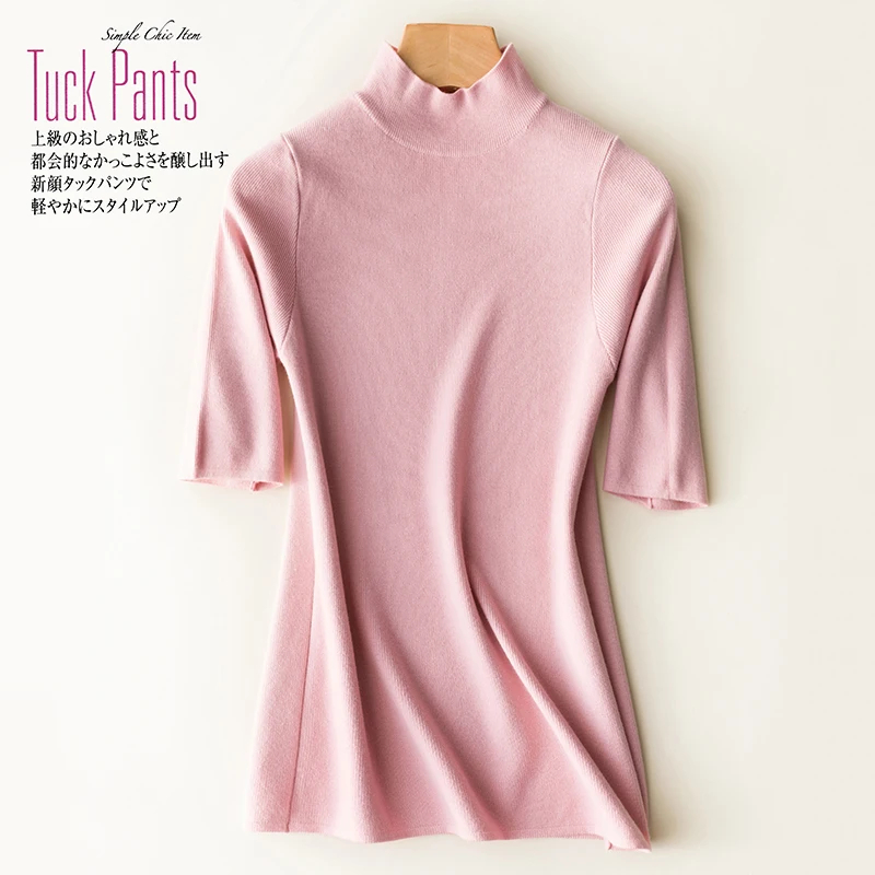 Женский кашемировый свитер Addonee трикотажный пуловер с высоким воротником и