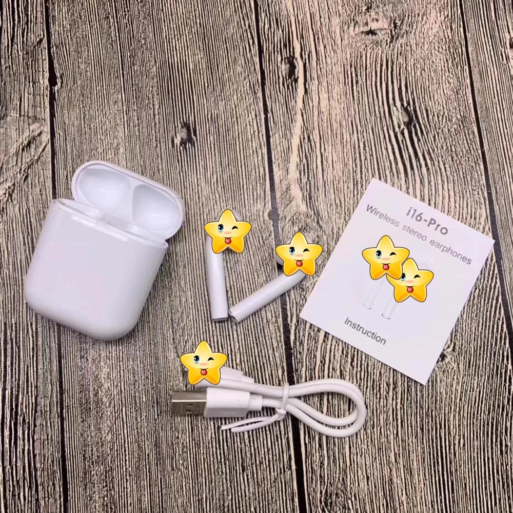 Улучшенные беспроводные наушники i16 i18 Pro TWS 5 0 Bluetooth 3D стерео HS мини гарнитура i12 |