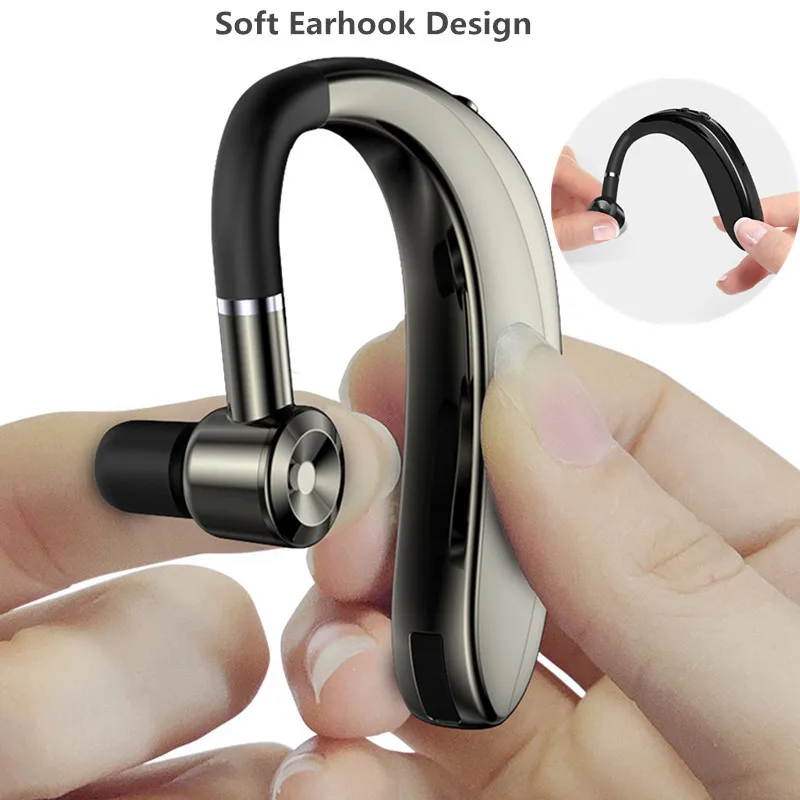 Мини Bluetooth наушники стерео HiFi бас гарнитура Handsfree Earloop беспроводной наушник с