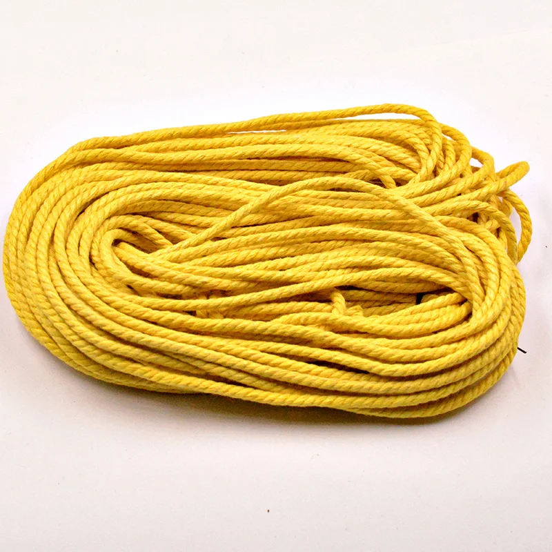 FLTMRH двухцветный хлопковый шпагат Бейкера 1 метр веревка для ручного изготовления