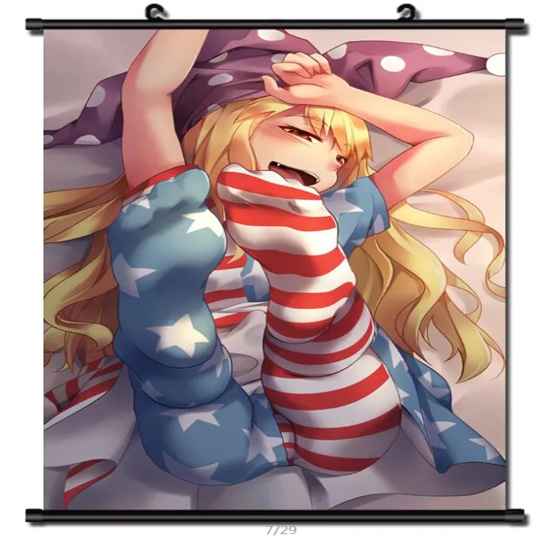 Японское аниме проект TouHou Legacy of Lunatic Kingdom Clownpiece Декор для дома настенный свиток