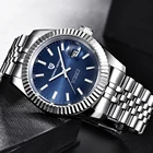 Часы PAGANI Design Мужские механические, брендовые Роскошные деловые водонепроницаемые, полностью из нержавеющей стали для дайвинга