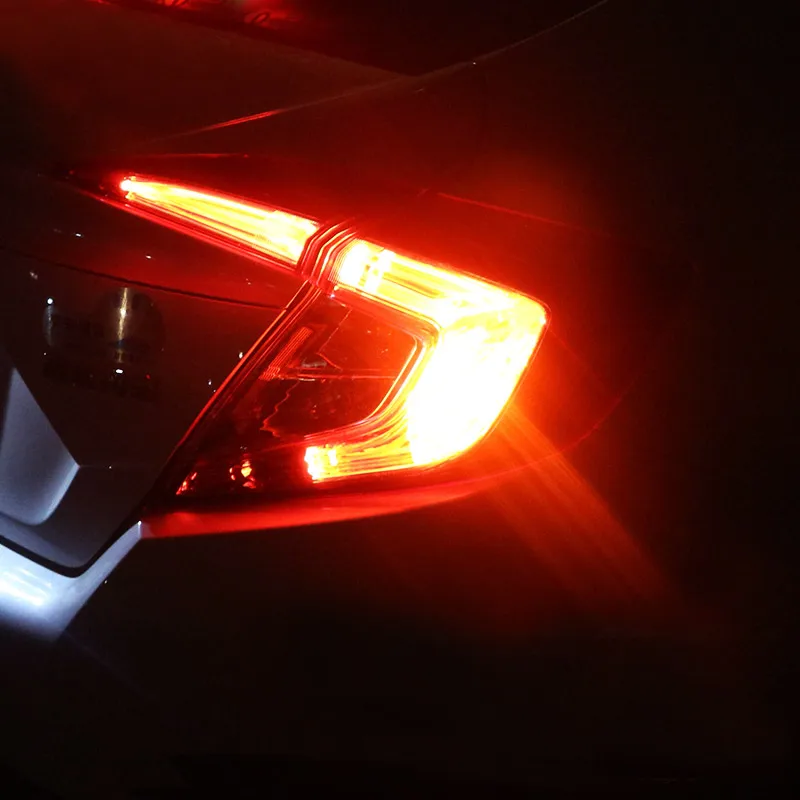 Для Honda Civic 10th 2018 2019 2020 2021 светодиодные фонари задний фонарь украшения мигающие