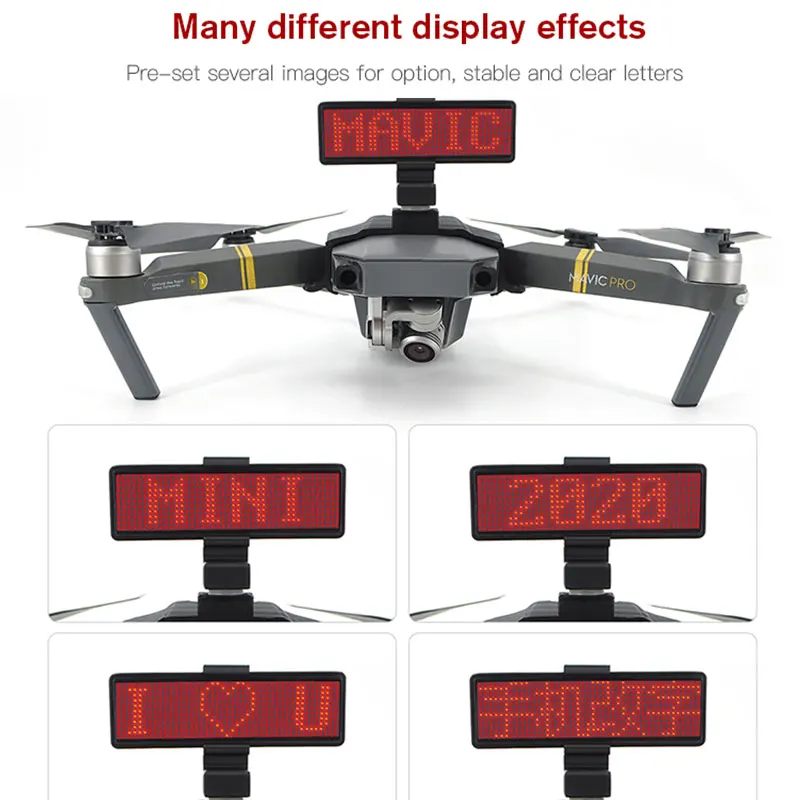 Для Mavic 1/2 светодиодный дисплей экран комплект с Bluetooth редактирование текста