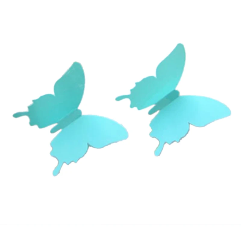 12 шт 3D Художественная Наклейка на стену с изображением бабочки домашний Декор
