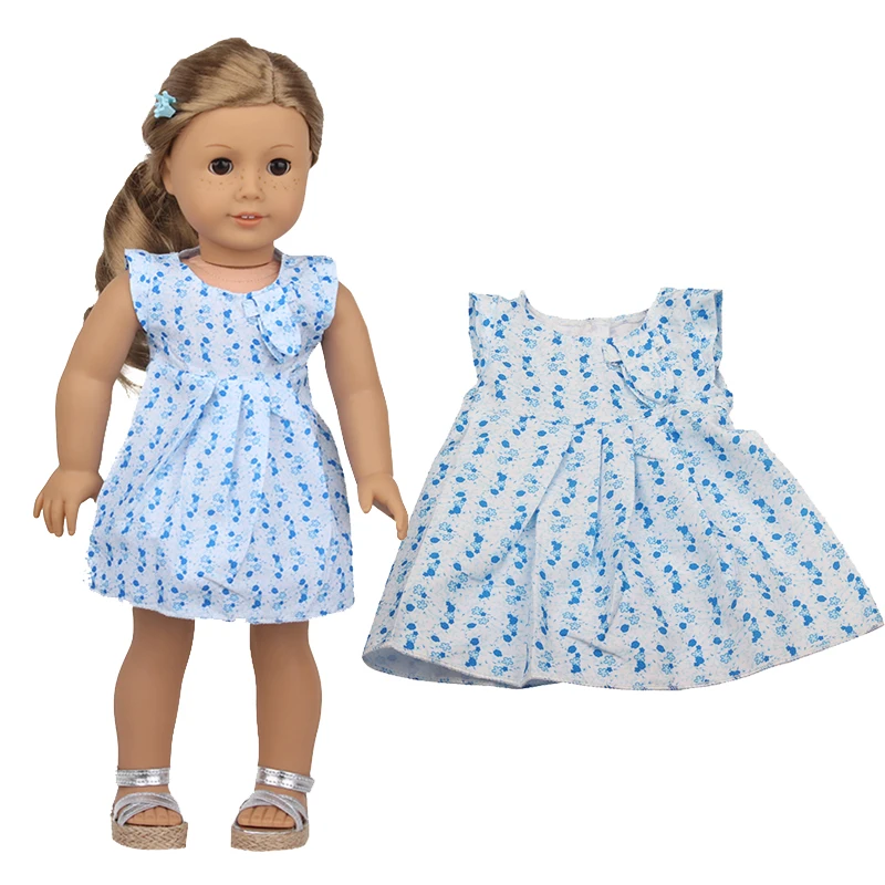 

Wholesale 2021 New,Baby New Born Fit 43cm,18 inch Doll Clothes Accessories Broken Flower Dress Wear For Baby Birthday Gift