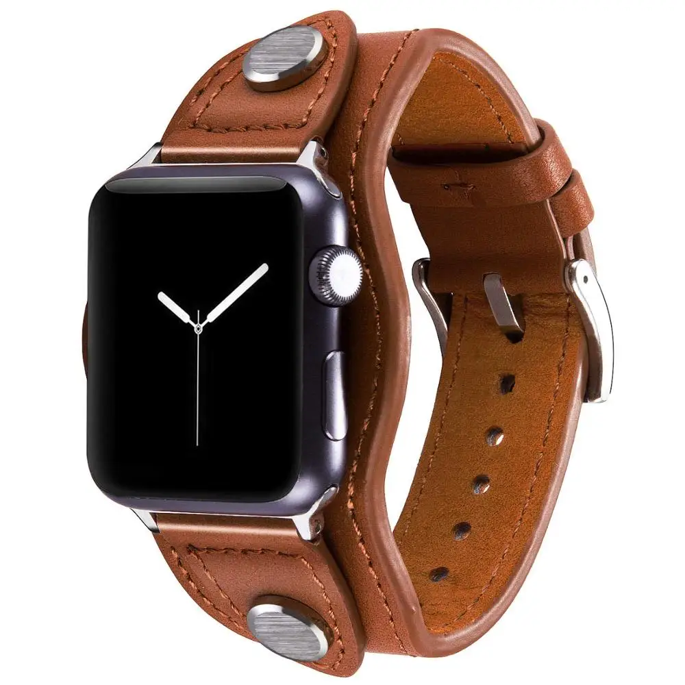 Браслет манжета для Apple Watch 38 мм 42 40 44 Iwatch Series 5 4 3 2 1|Ремешки часов| |