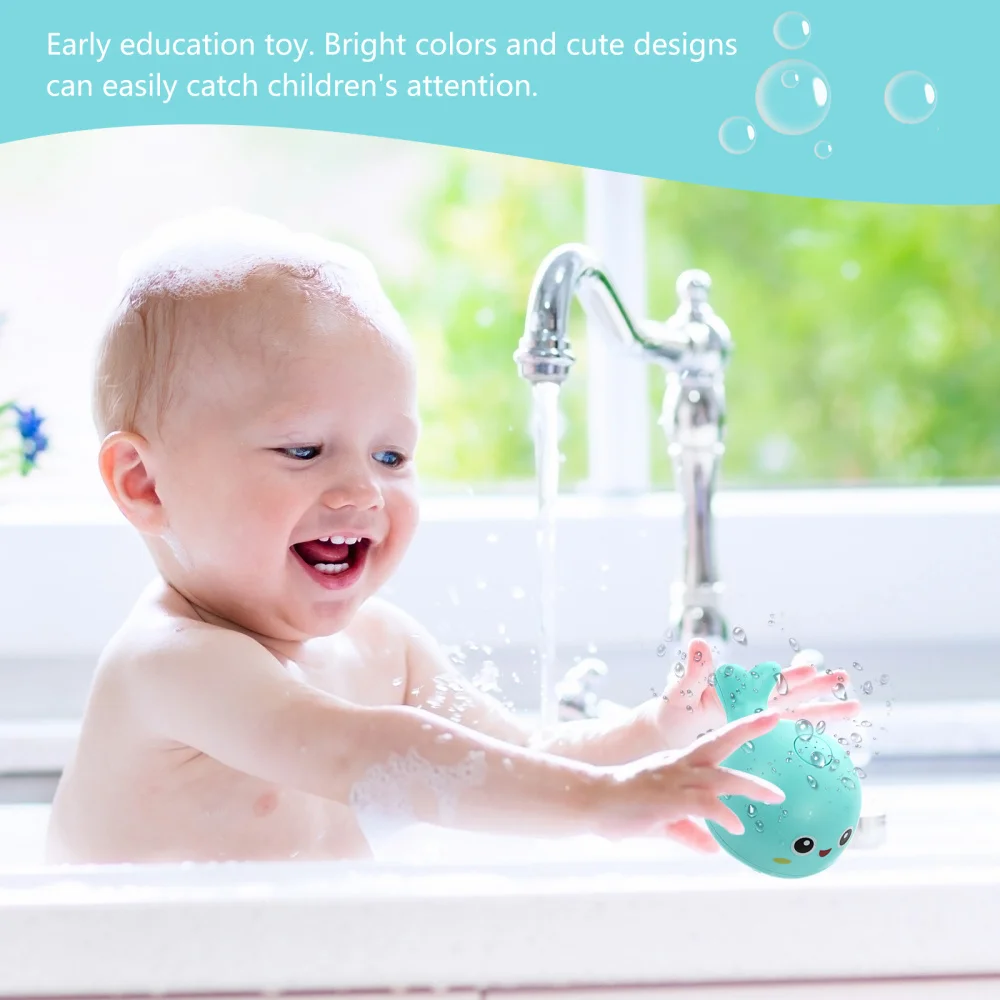 

Cartoon Kids Toddler Bath Bathtub Auto Water Spray Baby Shower Gift