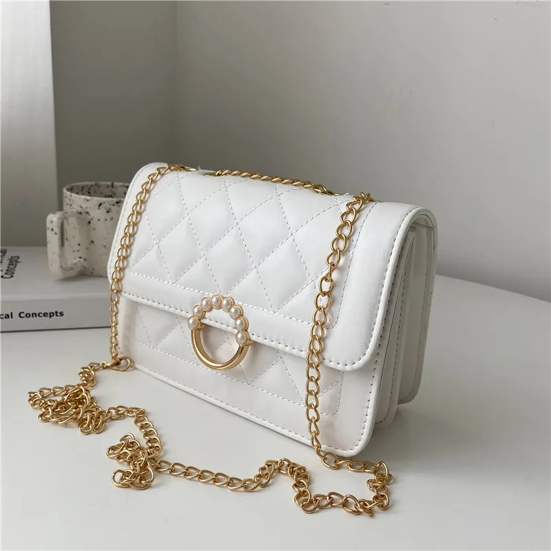 

New Woman Shoulder Bag Fashionable Simple Chain Messenger Bag High Quality Luxury Designer Handbag 2021 New Female Underarm Bag