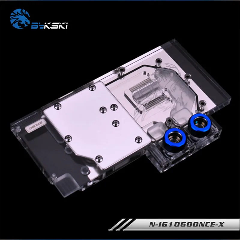 Водяной блок Bykski с полным покрытием графического процессора для цветной