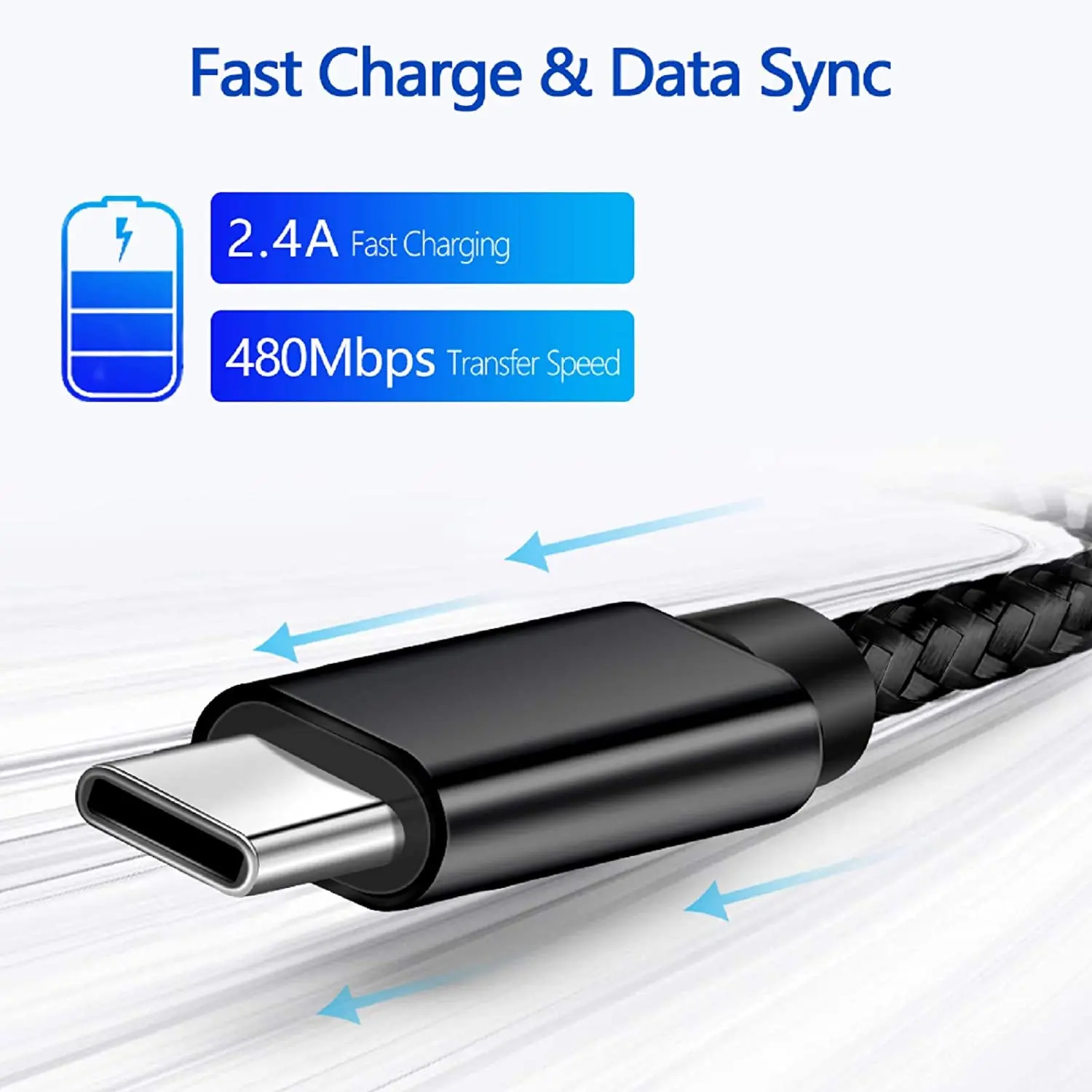 Кабель с разъемом usb-c для 10ft Тип C зарядный кабель передачи данных S9 Зарядное