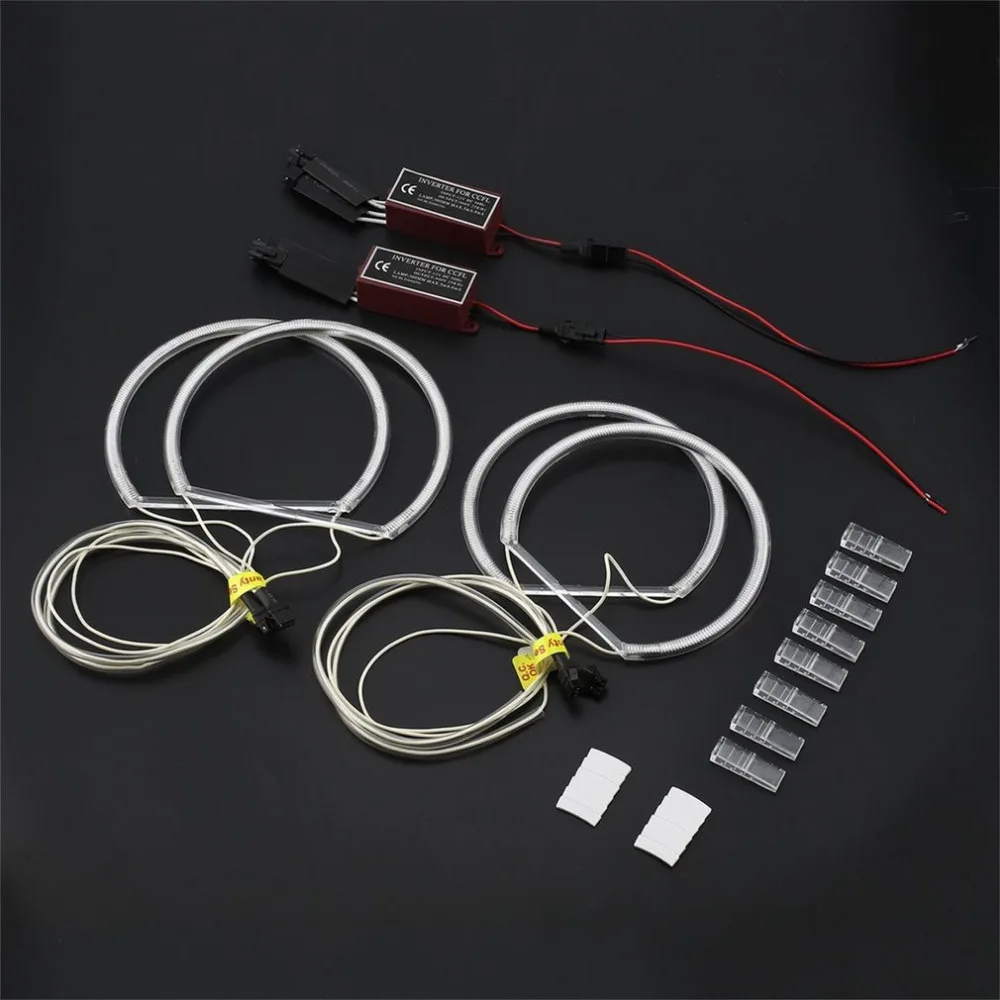 

Professional Non-HID Halogen Headlight White/Yellow LED CCFL Angel Eyes Halo Rings Kit for BMW E46 3 Series 1999-2004 Hot New