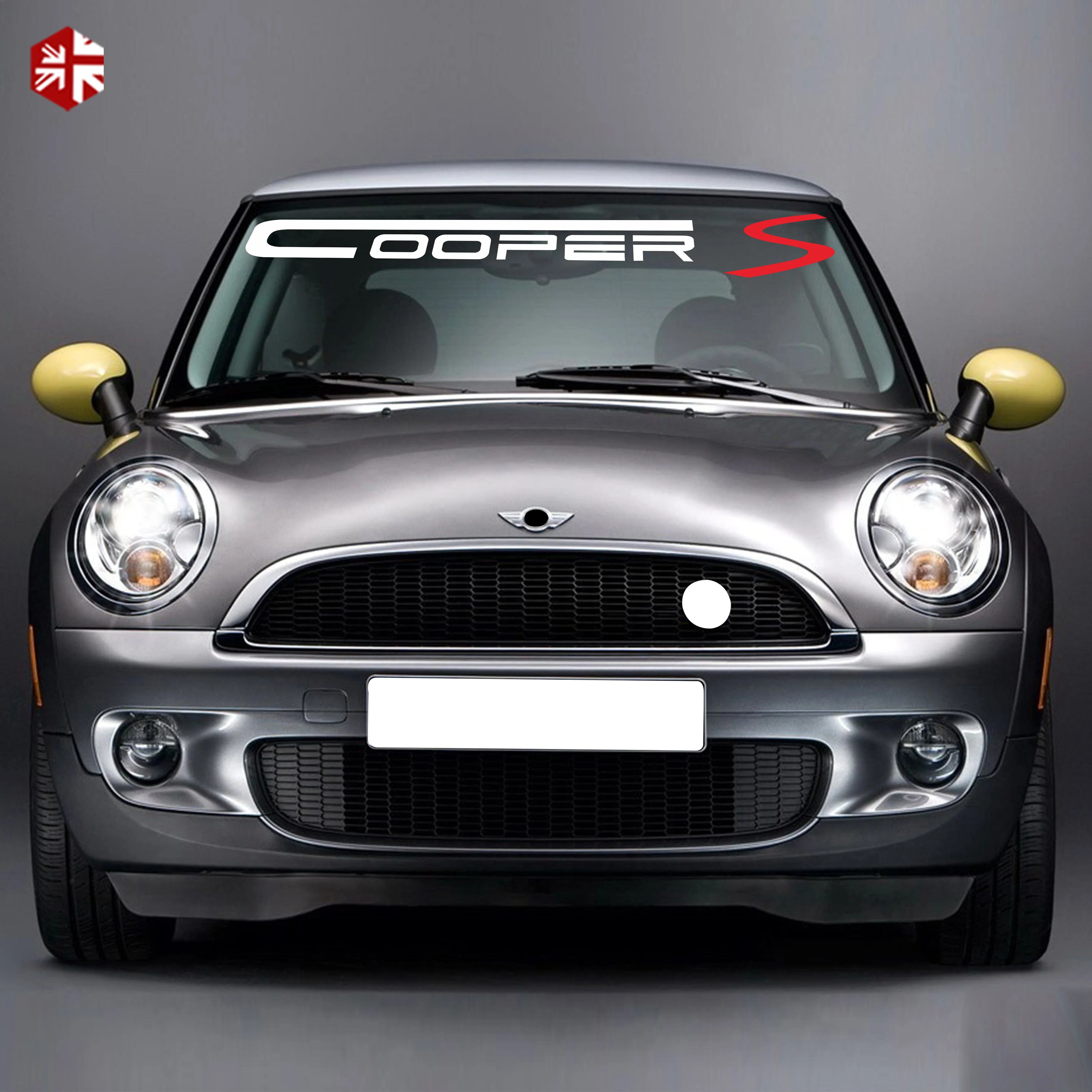 Светоотражающая наклейка на лобовое стекло автомобиля для Mini Cooper R56 R55 R57 R58 R59 R60 F55