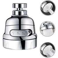 3 modes stainless steel kitchen water faucet aerator home pressure water diffuser bubbler water saving filter tap connector
