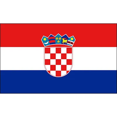 

90x150cm 100% Polyester Croatia Flag for Decoration
