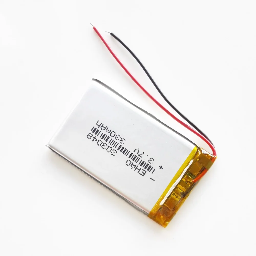 Литий-полимерная аккумуляторная батарея EHAO 303048 3 7 в 330 мАч для Mp3 GPS bluetooth гарнитуры