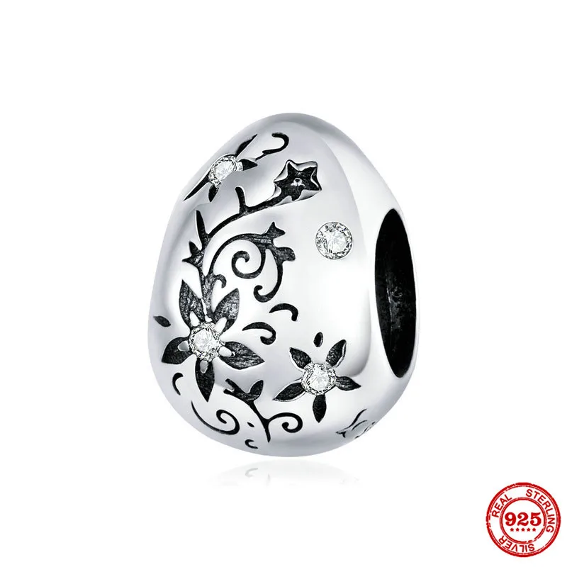 Браслет-Шарм женский из серебра 925 пробы в виде бабочки медведя слона цветка