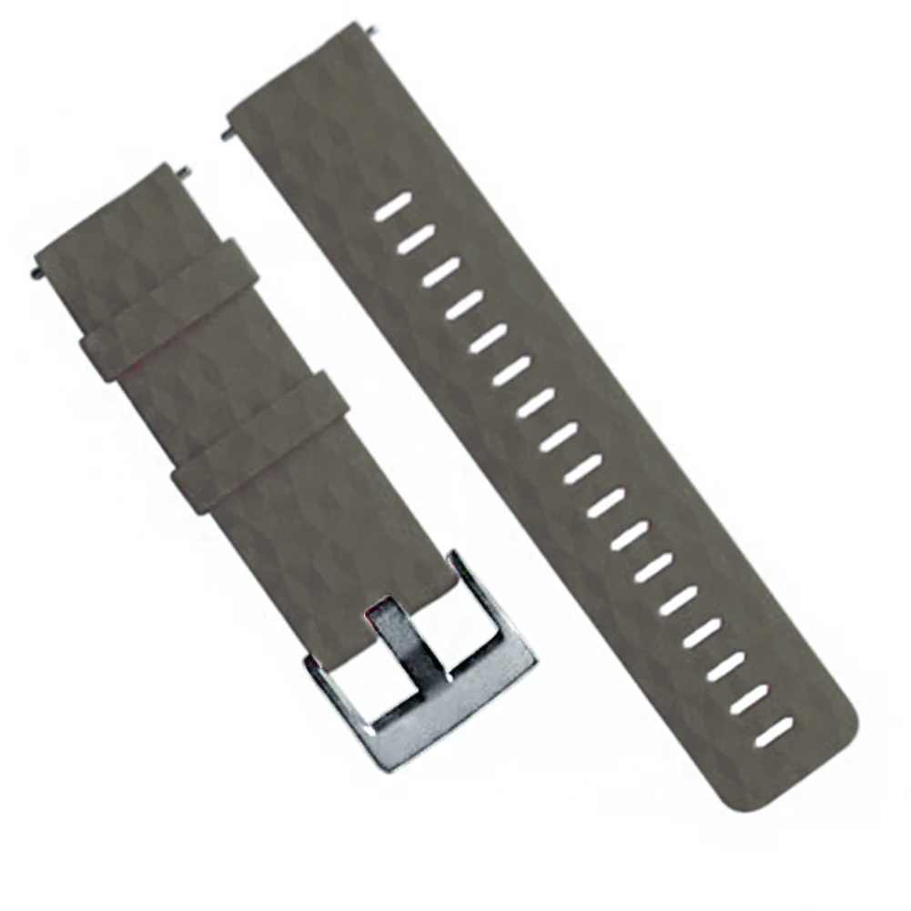 

Watch Band Strap Ergonomic Adjustable Replacement Soft Pin Buckle Quick Release Silicone Easy Install Sports For Spartan Baro