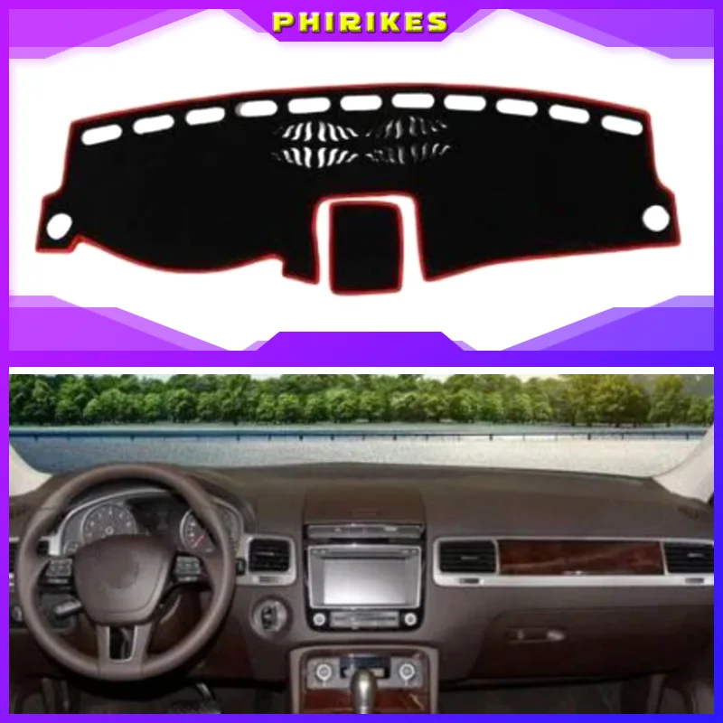 

For Volkswagen VW Touareg 2011-2014 2015 2016 2017 Dashboard Cover Mat Pad Sun Shade Instrument Protector Carpet Car Accessories