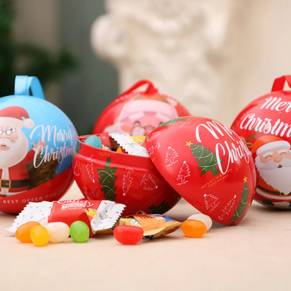 Рождественские украшения шар прозрачная открытая пластиковая безделушка