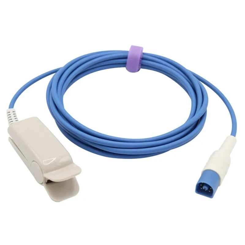 Goldway G40 импульсный датчик SpO2 зажим для пальца взрослых Philips M1196A 8 контактов кабель 3