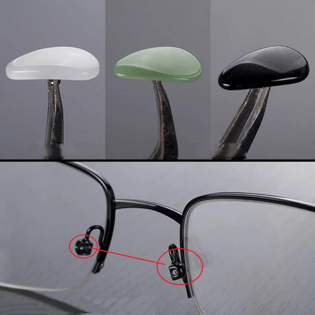 2pcs Anti-Slip Nosepad Replacement Nose Pads Eyewear Glasses Repair Kit for Eyeglass Sunglasses Repairing | Красота и здоровье