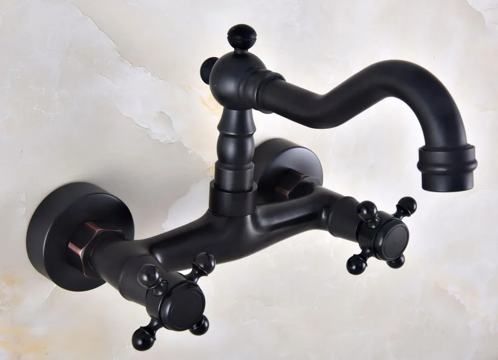 Бронзовый Смеситель для ванной и кухни с черной масляной проткой смеситель