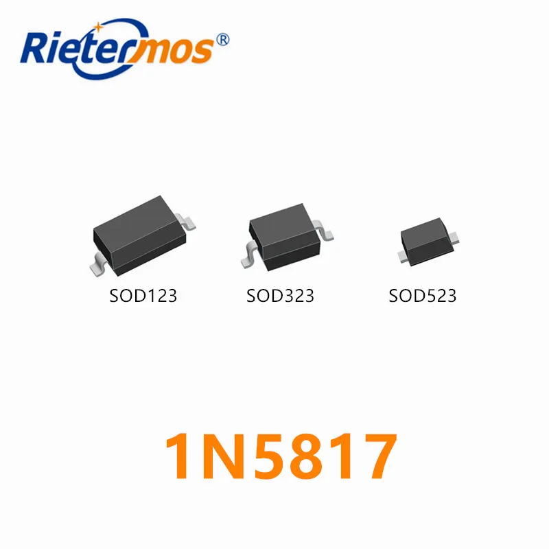 3000 шт 1N5817 SOD123 1N5817W SOD323 1N5817WS SOD523 Сделано в Китае|Запасные части| |