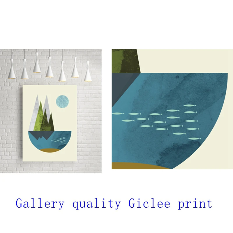 

Groovy Yellow Abstract Watercolor Painting Art Prints Mustard Yellow Decorative Pictures Canvas Poster Living Room Home Decor