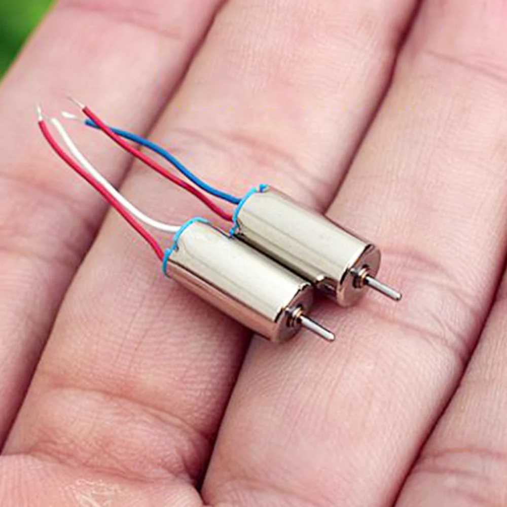 4PCS DC 3.7V 612 Coreless Motor Model Airplane 61000RPM Ultra High Speed for Mini RC Quadcopter Spare Parts CW CCW on - 4 шт. DC 3.7V 612 Coreless Motor Модель самолета 61000 об/мин. Сверхвысокая скорость для запасных частей мини-квадрокоптера RC CW CCW.