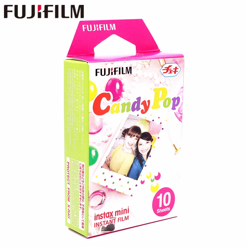 Пленка Fujifilm Instax Mini на выбор фоторамка 10-100 лист фотобумага для камеры Instax Mini 9 Mini 8 Instant Mini 70 90 - Цвет: 10 sheets Candy pop