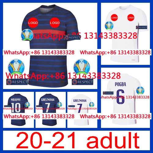 

2021 Free shipping 2020 Best quality 20-21 France custom shirt adult Top Best