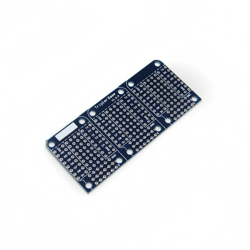 

10pcs Dua Sided Perf Board Triple Shield For Arduino Compatible For WeMos D1 Mini
