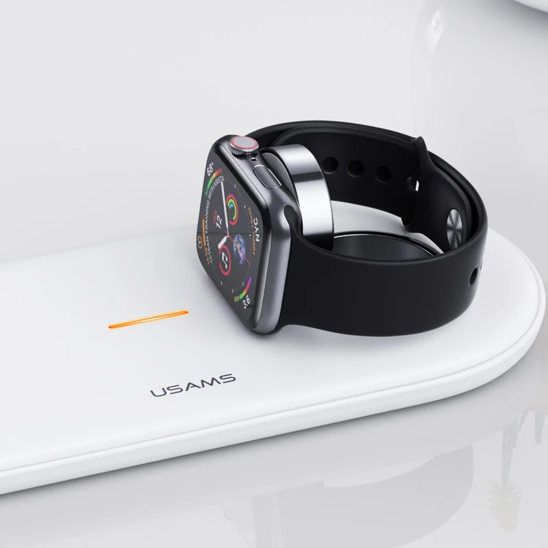 

3 in 1 Qi Wireless Charger for iPhone 11 Pro X XS MAX XR 8 Fast Wireless Charging Pad for Airpods Pro 2019 Apple Watch 5 4 3 2 1